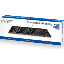 Ewent EW3270 teclado Universal USB QWERTY Português Preto