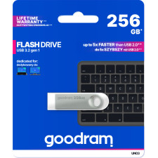 Goodram USB UNO3-2560S0R11 unidade de memória USB 256 GB USB Type-A 3.2 Gen 1 (3.1 Gen 1) Prateado