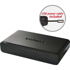 Edimax ES-3308P V2 switch de rede Gerido Fast Ethernet (10 100) Preto