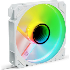 Sharkoon SHARK Mirror RGB PWM REVERSE Caixa de computador Ventoinha 12 cm Branco 1 unidade(s)