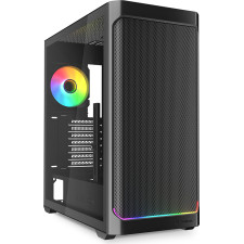 Sharkoon AK4W RGB Strip Midi Tower Preto