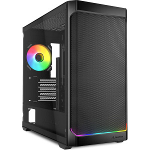 Sharkoon MK4W RGB Strip Micro Tower Preto
