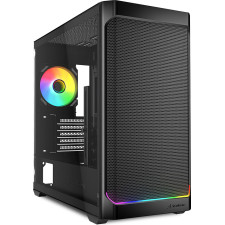Sharkoon MK4W RGB Strip Micro Tower Preto