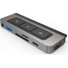 HYPER HD449 base & duplicador de portas Cinzento