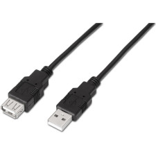 AISENS A101-0017 cabo USB USB 2.0 3 m USB A Preto