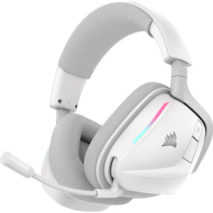 Corsair VOID WIRELESS v2 Auscultadores Com fios e sem fios Fita de cabeça Jogos Bluetooth Branco