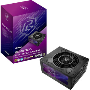 Asrock Phantom Gaming PG-1600G fonte de alimentação 1600 W 20+4 pin ATX ATX Preto