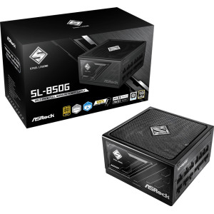 Asrock SL-850G Steel Legend fonte de alimentação 850 W 20+4 pin ATX ATX Preto