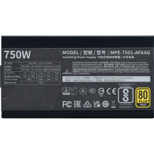 Cooler Master MWE Gold 750 V2 ATX 3.1 fonte de alimentação 750 W 24-pin ATX Preto