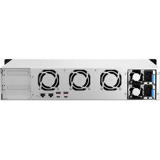 QNAP TS-873AeU-RP NAS Rack (2U) Ryzen Embedded V1500B 4 GB DDR4 0 TB QuTS hero Preto