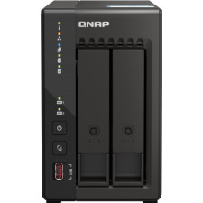 QNAP TS-253E NAS Tower Intel® Celeron® J6412 8 GB 0 TB QNAP QTS Preto
