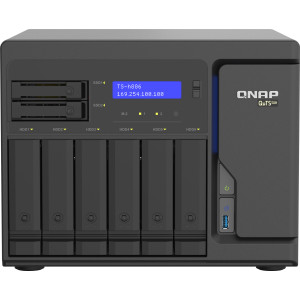 QNAP TS-h886 NAS Tower Intel® Xeon® D D-1602 8 GB DDR4 0 TB QuTS hero Preto
