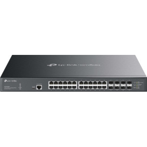 TP-Link Omada SX3832MPP switch de rede Gerido L2+ 10G Ethernet (100 1000 10000) Power over Ethernet (PoE) DIN rail Preto