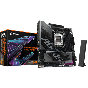 GIGABYTE B840M AORUS ELITE WIFI6E AMD B840 Ranhura AM5 micro ATX