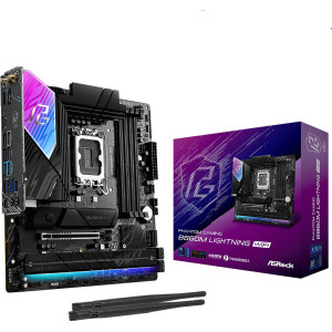 Asrock B860M Lightning WiFi Intel B860 LGA 1851 (Socket V1) micro ATX