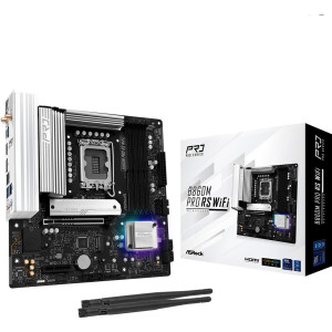 Asrock B860M Pro RS WiFi Intel B860 LGA 1851 (Socket V1) micro ATX