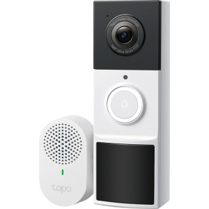 TP-Link Tapo D210 intercomunicador vídeo 3 MP Preto, Branco