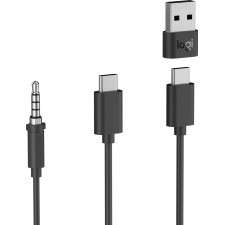 Logitech 981-001009 auscultador Auscultadores Com fios Intra-auditivo Escritório Call center USB Type-C Grafite
