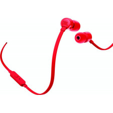 JBL T110 Auscultadores Com fios Intra-auditivo Chamadas Música Vermelho