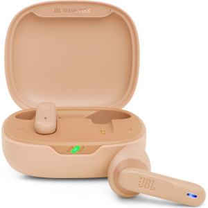 JBL Wave Flex Auscultadores True Wireless Stereo (TWS) Intra-auditivo Chamadas Música Desporto Dia-a-dia Bluetooth Bege