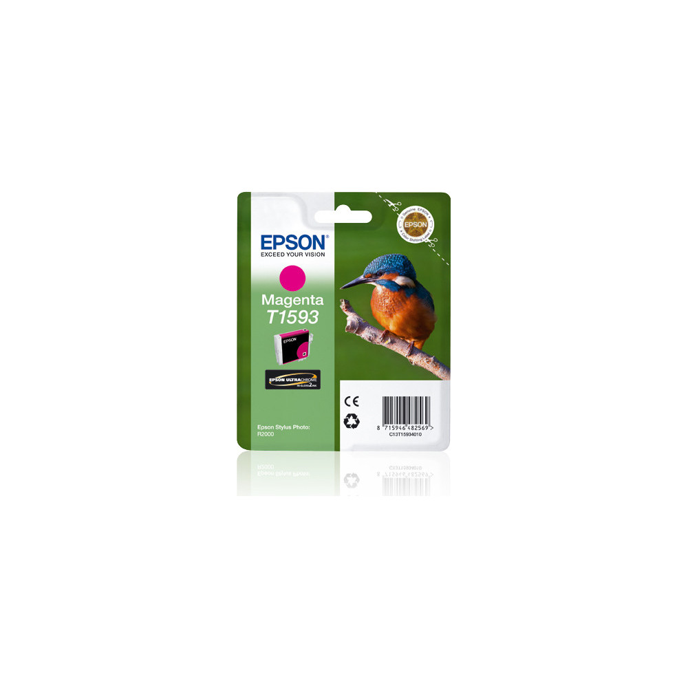 Epson Tinteiro T1593 Magenta Tinta UltraChrome Hi-Gloss2 Epson Tinteiro T1593 Magenta Tinta UltraChrome Hi-Gloss2