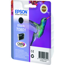 Epson Hummingbird Tinteiro Preto T0801 Tinta Claria Photographic