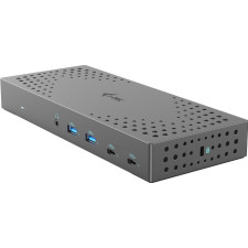 i-tec CATRIPLE4KDOCKPD2 base & duplicador de portas Com fios USB 3.2 Gen 2 (3.1 Gen 2) Type-C Cinzento