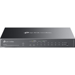 TP-Link Omada ES210GMP switch de rede Gerido Gigabit Ethernet (10 100 1000) Power over Ethernet (PoE) Preto