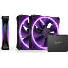 NZXT F120 RGB DUO Triple Pack Caixa de computador Ventoinha 12 cm Preto 3 unidade(s)