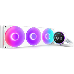 NZXT Kraken Elite 420 RGB Processador Refrigerador líquido all-in-one 14 cm Branco 1 unidade(s)