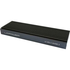 LC-Power LC-M2-C-NVME-3 Caixa para Discos Rígidos Compartimento SSD Preto M.2