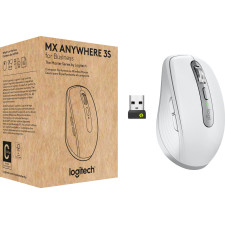 Logitech MX Anywhere 3S for Business rato Escritório Mão direita RF Wireless + Bluetooth Laser 8000 DPI