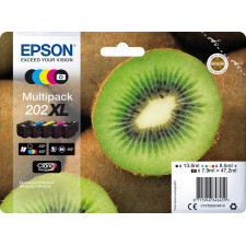 Epson Kiwi 202XL tinteiro 1 unidade(s) Original Rendimento alto (XL) Preto, Foto preto, Ciano, Magenta, Amarelo