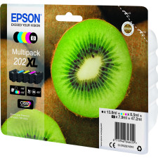 Epson Kiwi 202XL tinteiro 1 unidade(s) Original Rendimento alto (XL) Preto, Foto preto, Ciano, Magenta, Amarelo