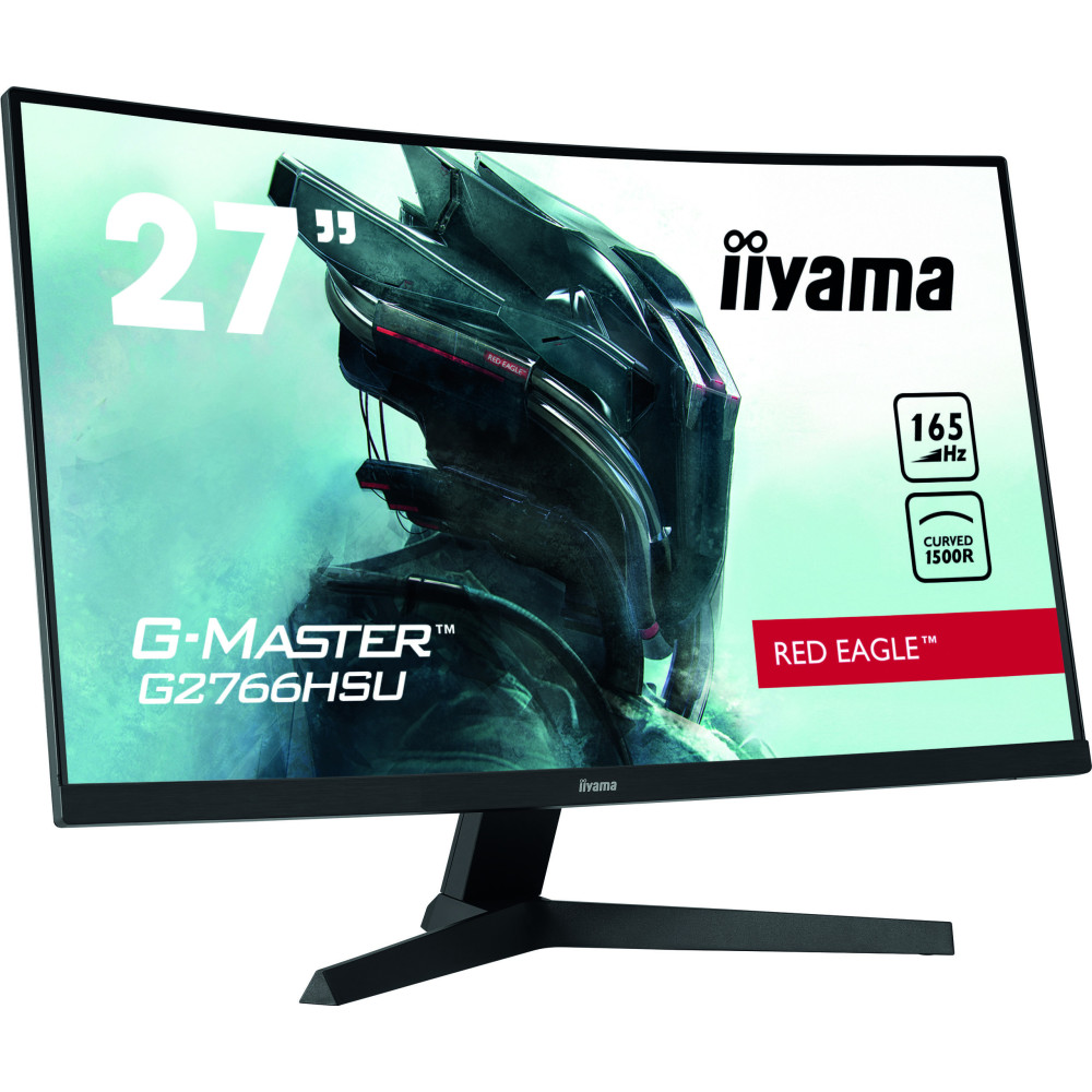 iiyama G-MASTER G2766HSU-B1 LED display 68,6 cm (27") 1920 x 1080 pixels Full HD Preto iiyama G-MASTER G2766HSU-B1 LED display 68,6 cm (27") 1920 x 1080 pixels Full HD Preto