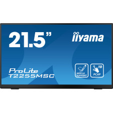 iiyama ProLite T2255MSC-B1 monitor de ecrã 54,6 cm (21.5") 1920 x 1080 pixels Full HD LCD Ecrã táctil Preto