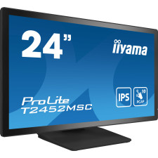 iiyama ProLite T2452MSC-B1 monitor de ecrã 60,5 cm (23.8") 1920 x 1080 pixels Full HD LCD Ecrã táctil Multi-utilizador Preto