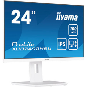 iiyama XUB2492HSU-W6 monitor de ecrã 60,5 cm (23.8") 1920 x 1080 pixels Full HD LED Branco