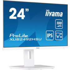 iiyama XUB2492HSU-W6 monitor de ecrã 60,5 cm (23.8") 1920 x 1080 pixels Full HD LED Branco
