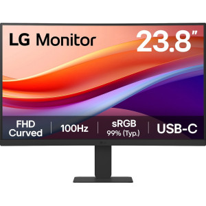 LG 24U421A-B monitor de ecrã 60,5 cm (23.8") 1920 x 1080 pixels Full HD LED Preto