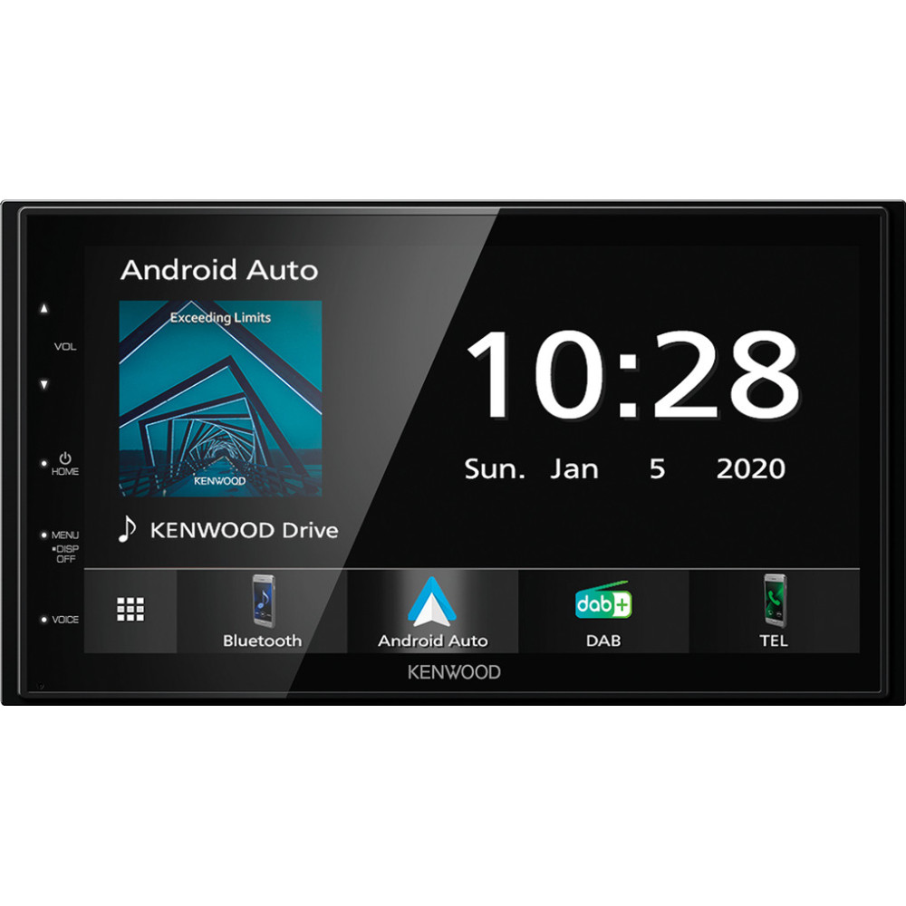 Kenwood Moniceiver DMX5020DABS Preto Bluetooth Kenwood Moniceiver DMX5020DABS Preto Bluetooth