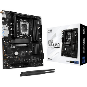 Asrock B860 Pro-A WiFi Intel B860 LGA 1851 (Socket V1) ATX