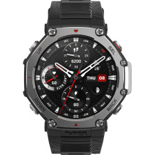 Amazfit T-Rex 3 3,81 cm (1.5") AMOLED Digital 480 x 480 pixels Ecrã táctil Preto Wi-Fi GPS