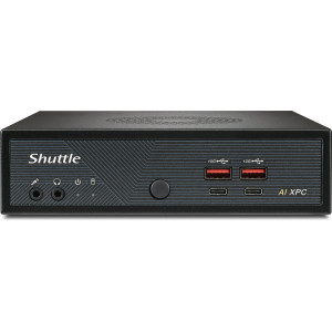 Shuttle Slim PC DN11H5 PC de 1,35L Preto 125H Intel SoC