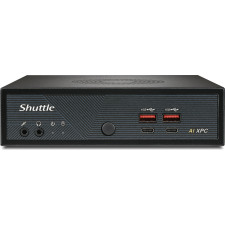 Shuttle Slim AI PC DN11H7 PC de 1,35L Preto 155H Intel SoC