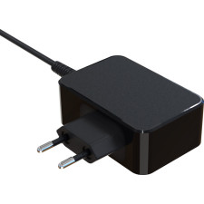 LC-Power LC-NB-GAN-45-C carregador de dispositivos móveis Computador portátil Preto AC Interior