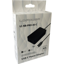 LC-Power LC-NB-PRO-45-C adaptador e transformador Interior 45 W Preto