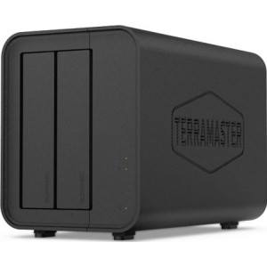 TerraMaster D5 HYBRID baía de discos PC Preto