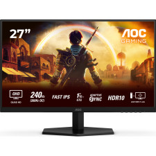 AOC Q27G42ZE monitor de ecrã 68,6 cm (27") 2560 x 1440 pixels Wide Quad HD LCD Preto
