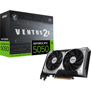 MSI GEFORCE RTX 5050 8G VENTUS 2X OC placa de vídeo NVIDIA 8 GB GDDR6